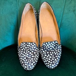JCrew pony hair loafer